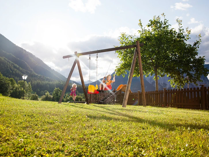 Swings with a view over the front Ötztal Swings with a view over the front Ötztal