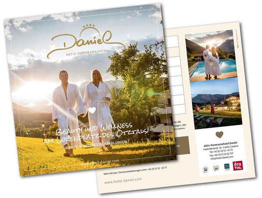 Hotel Daniel Ötztal wellness brochure