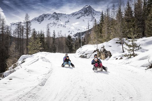 Tobogganing in the Ötztal