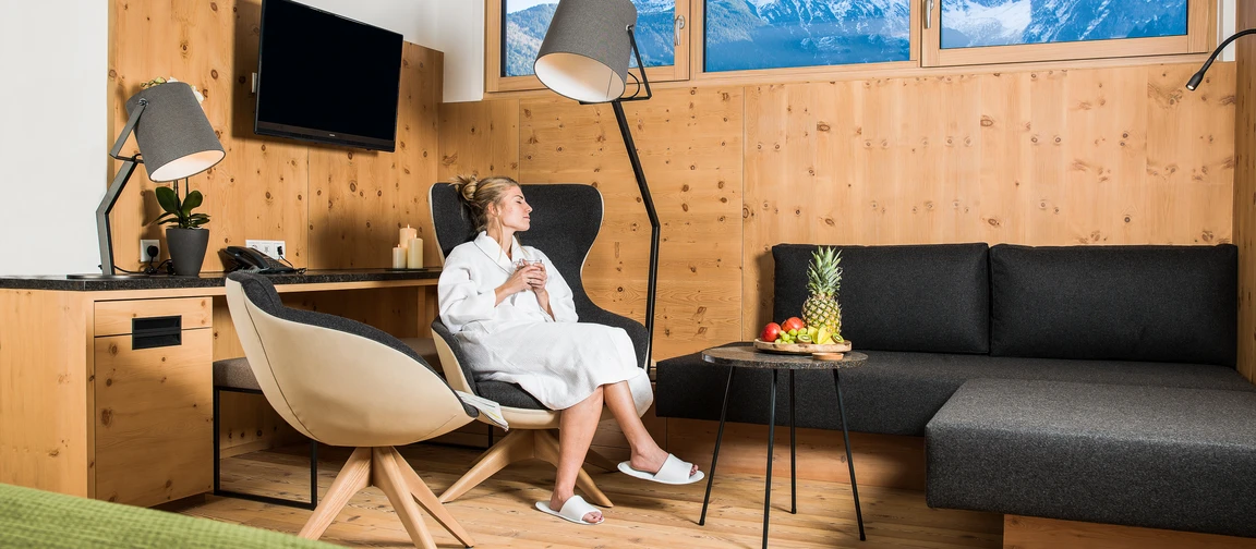 Zirbenzimmer im Hotel Daniel