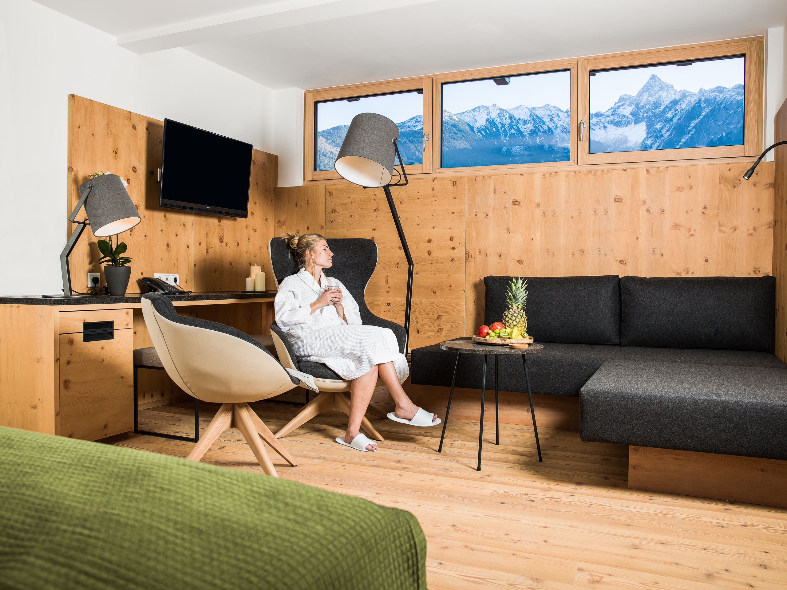 Zirbenzimmer im Hotel Daniel